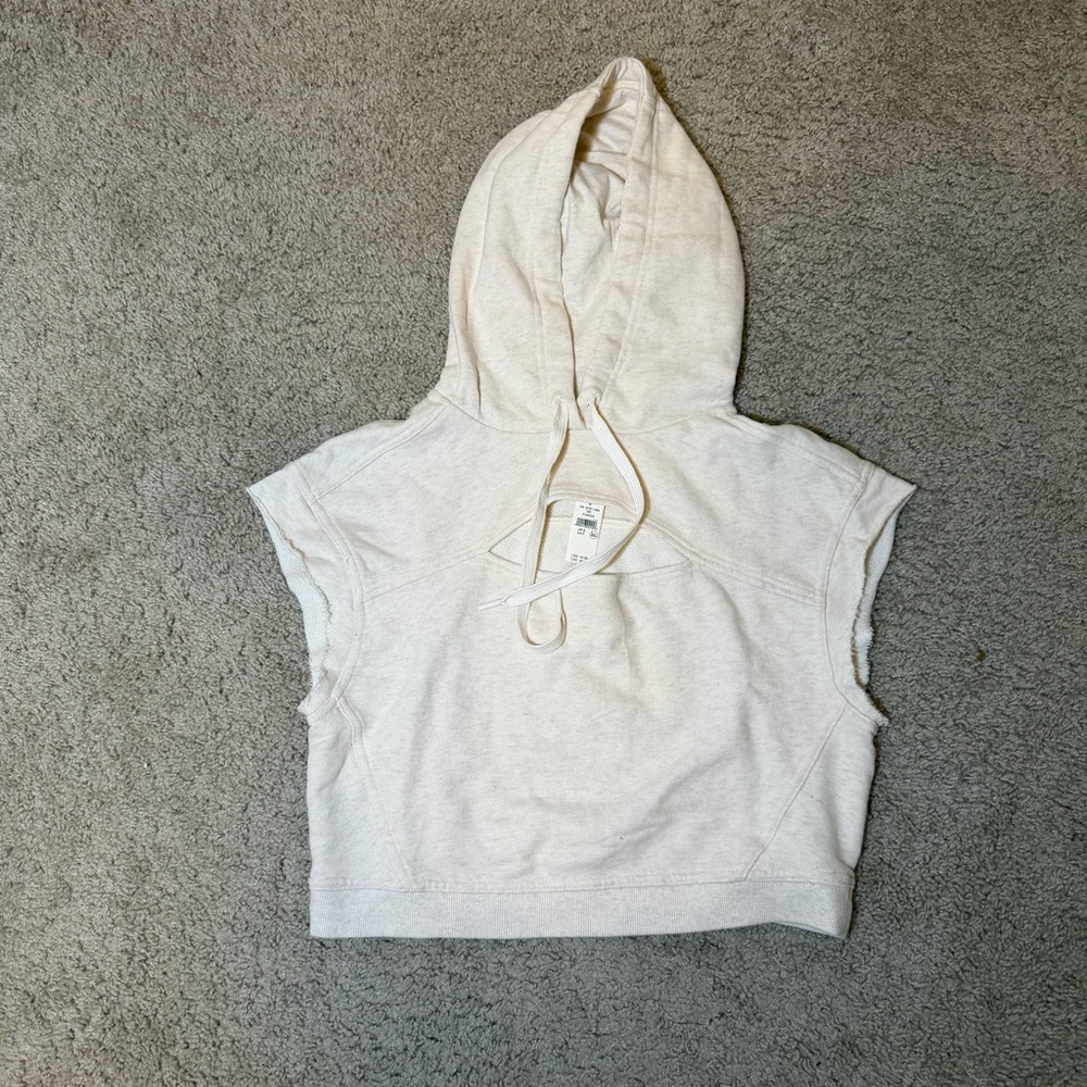 Aerie Sleeveless cropped Hoodie